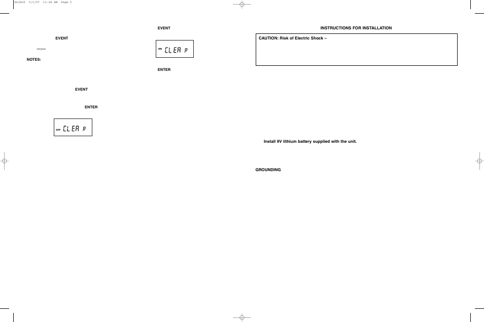 NSi Industries DLC400BP User Manual | Page 3 / 6