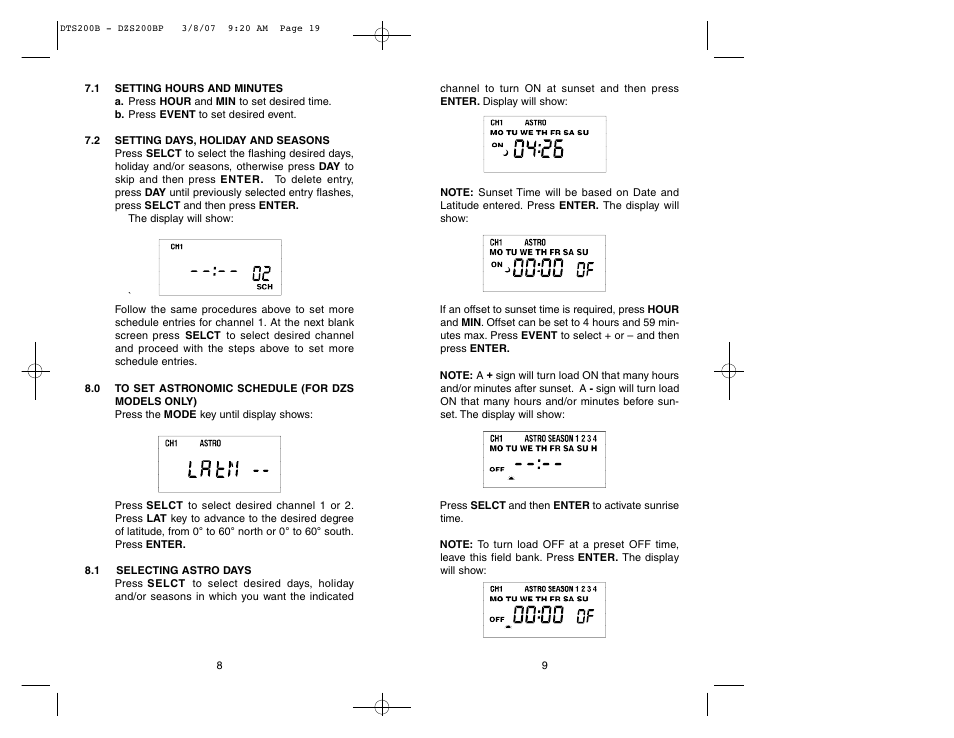 NSi Industries DZS200BP User Manual | Page 10 / 10