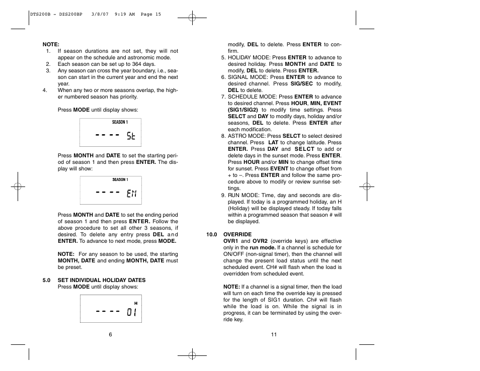 NSi Industries DZS200BP User Manual | Page 8 / 10