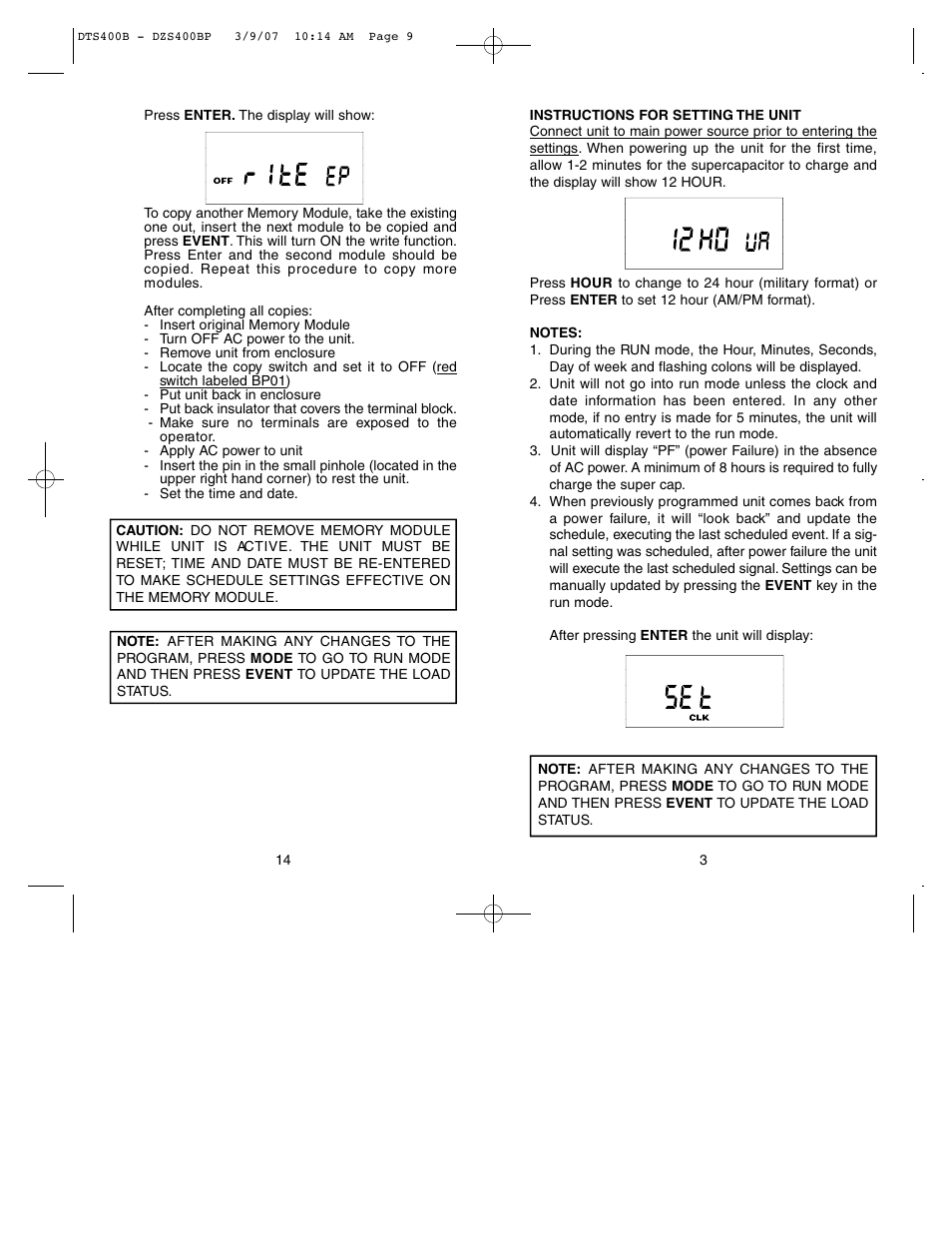 NSi Industries DZS400BP User Manual | Page 5 / 10