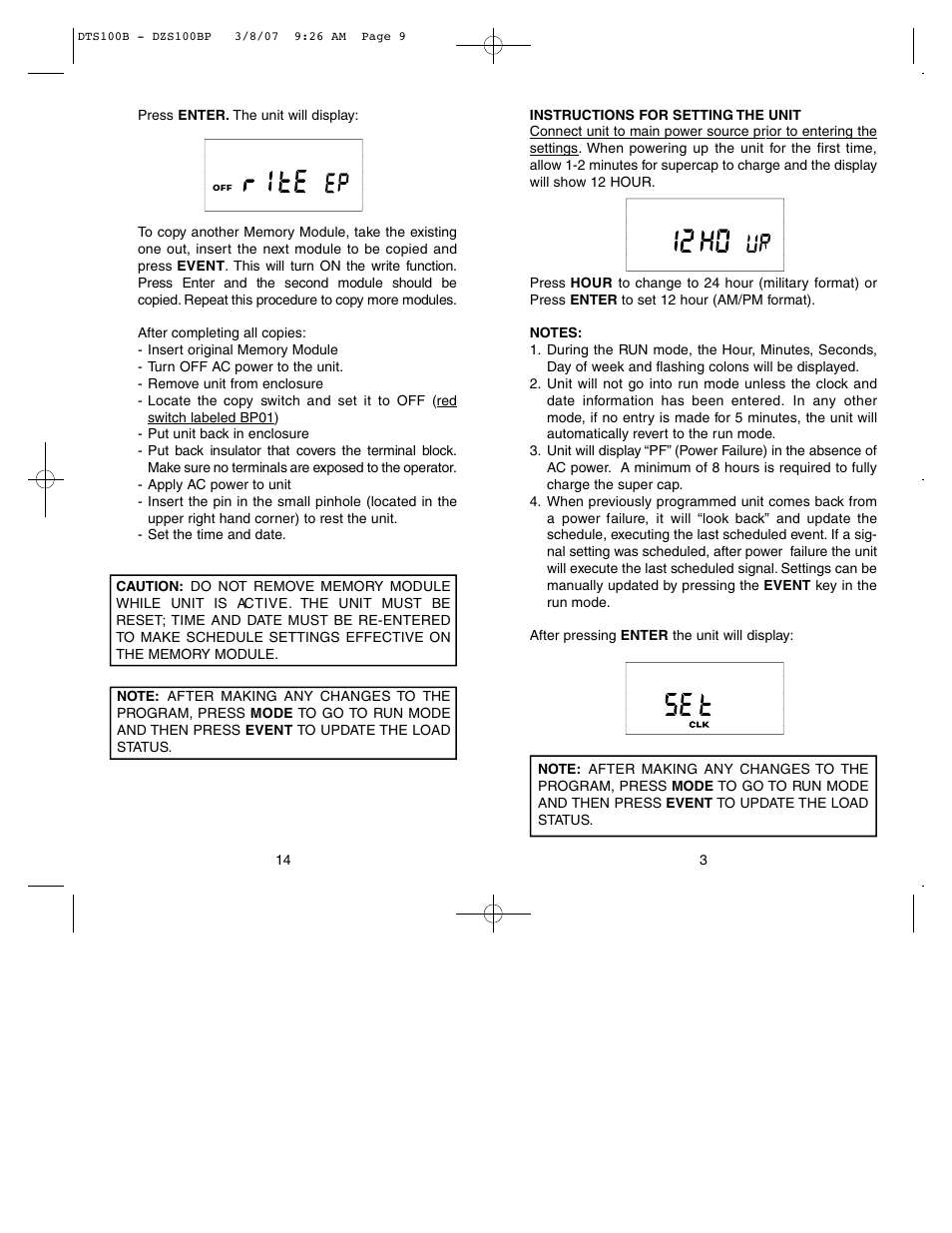 NSi Industries DZS100BP User Manual | Page 5 / 10