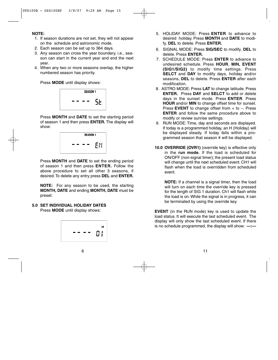 NSi Industries DZS100BP User Manual | Page 8 / 10