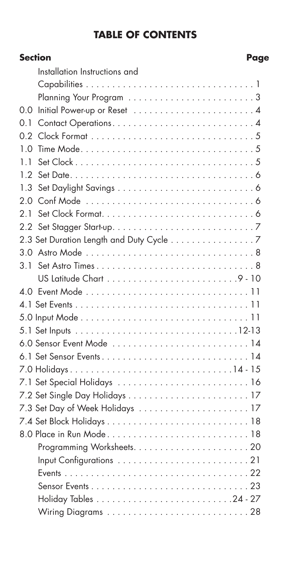 NSi Industries ELC712 User Manual | Page 2 / 32