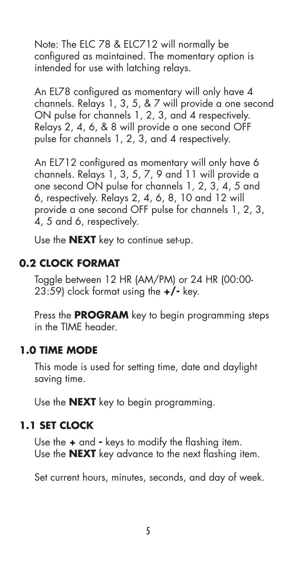 NSi Industries ELC712 User Manual | Page 7 / 32