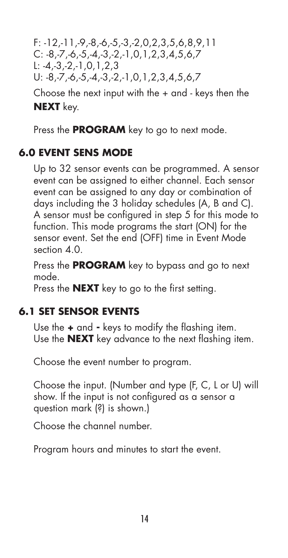 NSi Industries ELC72 User Manual | Page 16 / 32