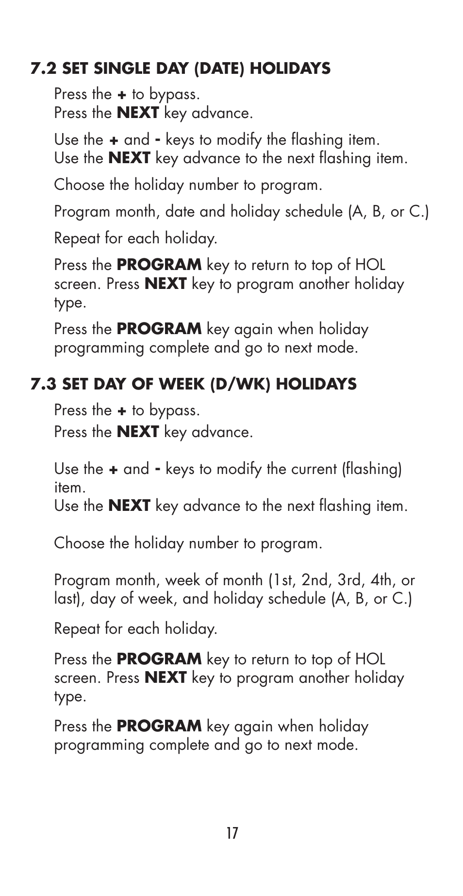 NSi Industries ELC72 User Manual | Page 19 / 32