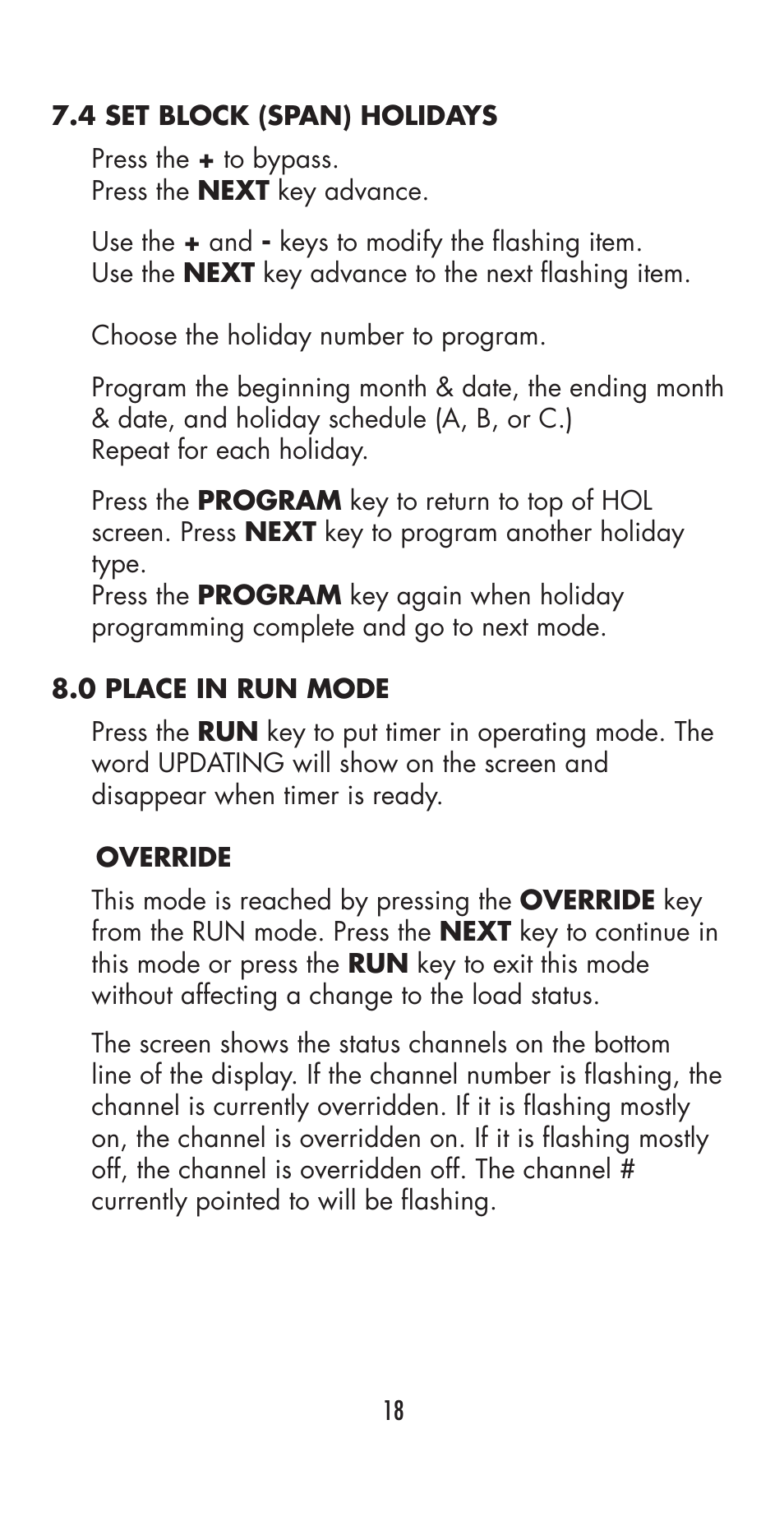 NSi Industries ELC72 User Manual | Page 20 / 32