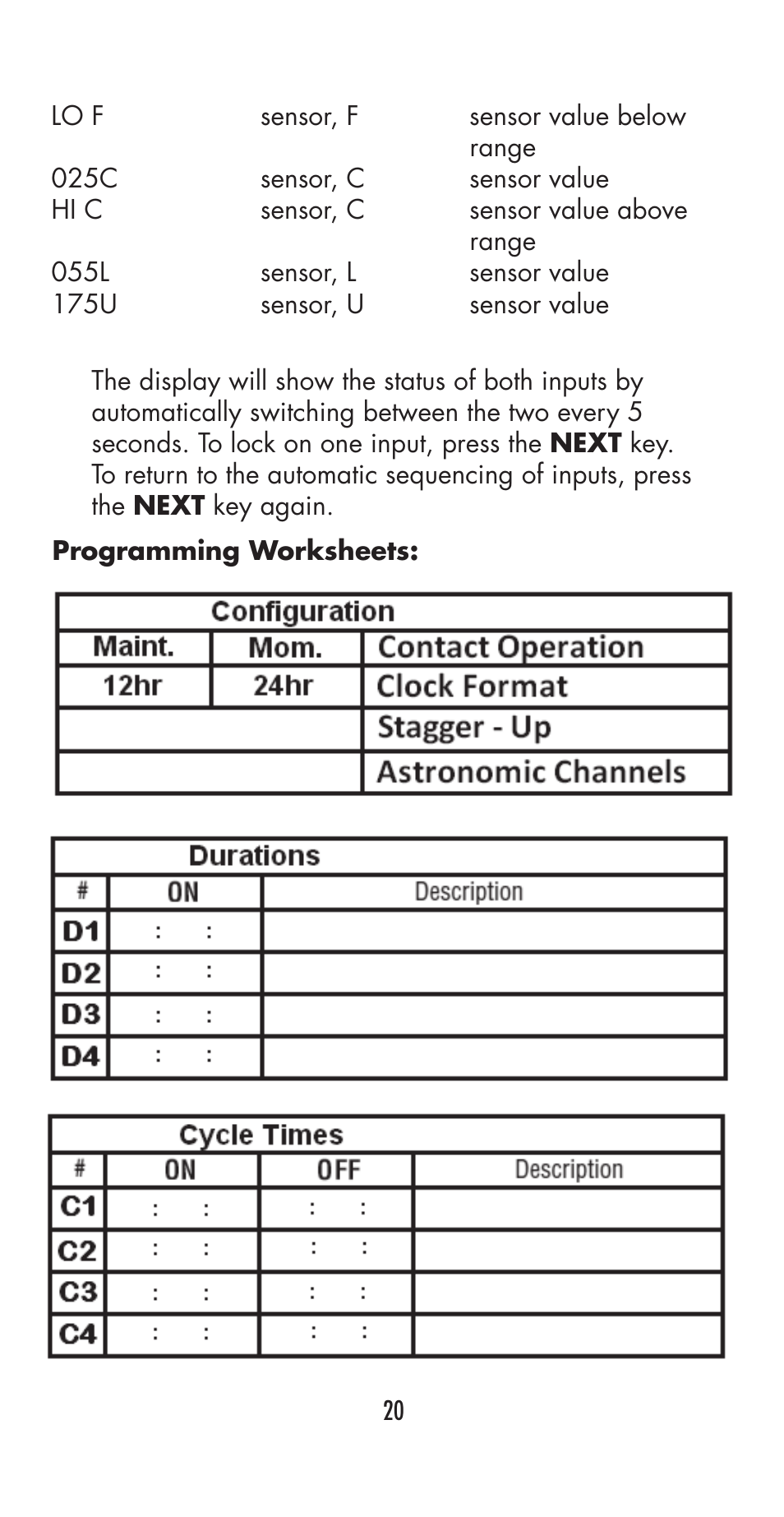 NSi Industries ELC72 User Manual | Page 22 / 32