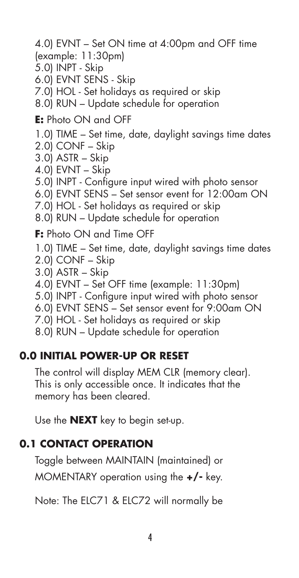 NSi Industries ELC72 User Manual | Page 6 / 32