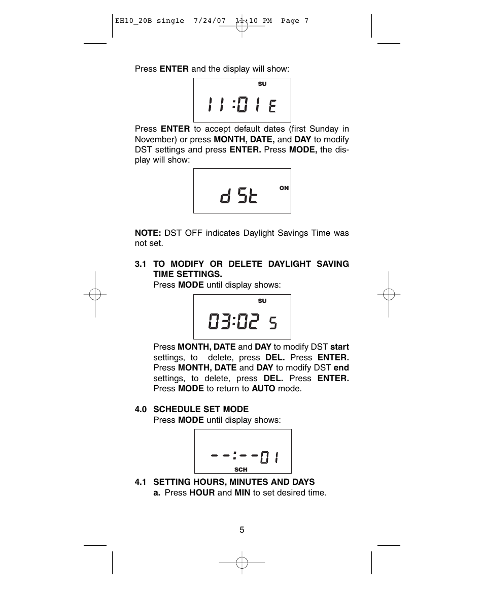NSi Industries EH20B User Manual | Page 7 / 12