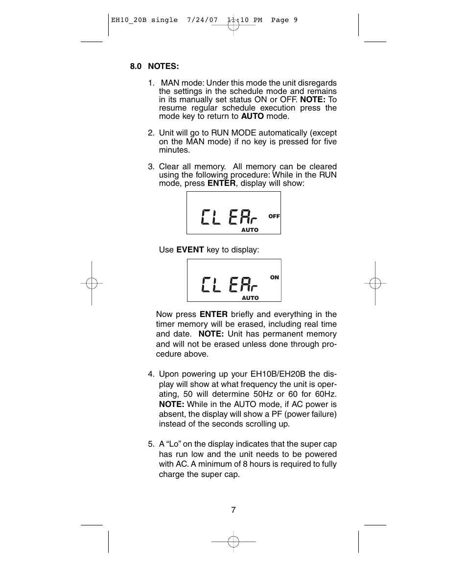 NSi Industries EH20B User Manual | Page 9 / 12