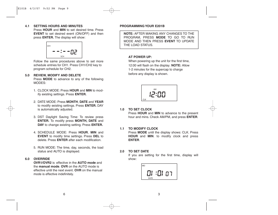 NSi Industries E201B User Manual | Page 2 / 6