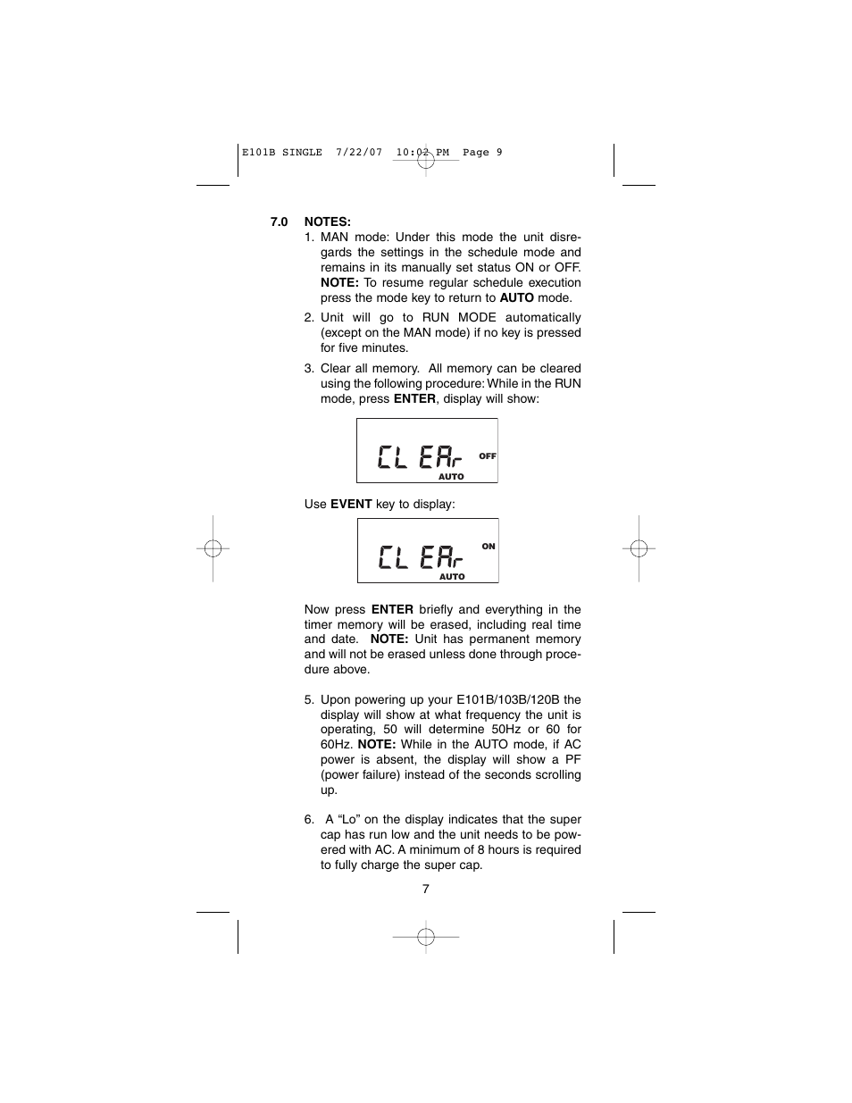 NSi Industries E120B User Manual | Page 9 / 12