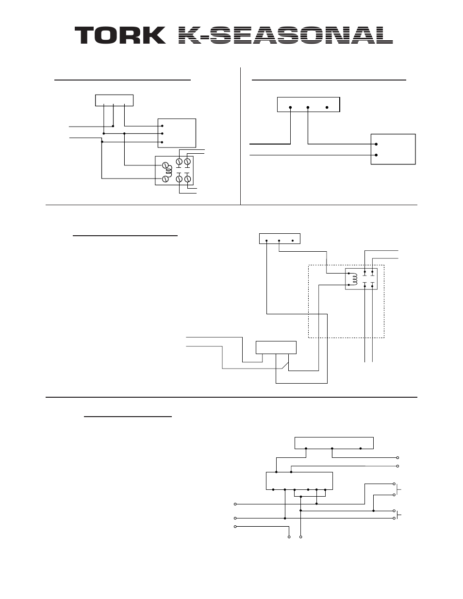 Tork k-seasonal, Digital time switches & energy management controls, Photoelectric control interface | Momentary contact | NSi Industries K801Z User Manual | Page 23 / 28