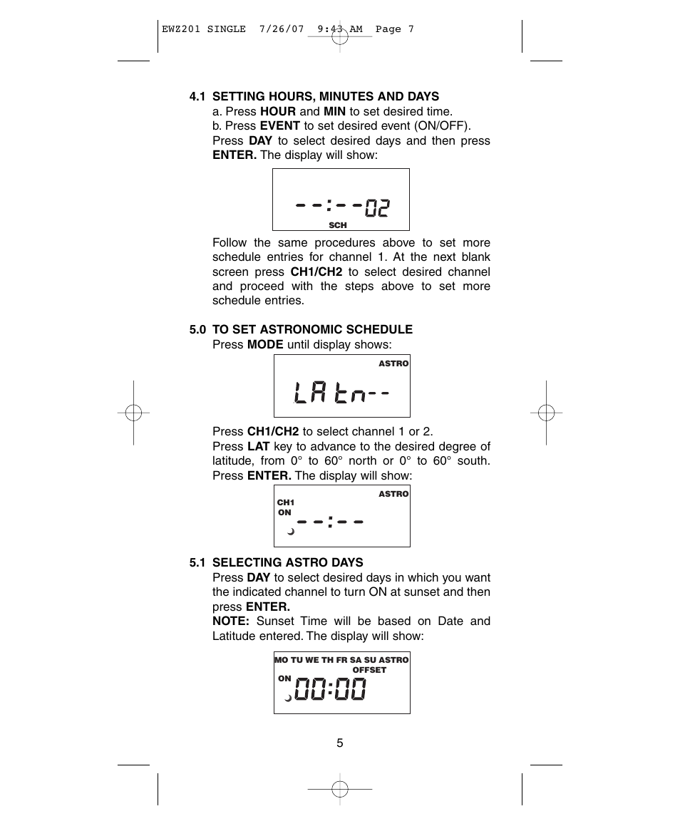 NSi Industries EWZ201 User Manual | Page 7 / 16