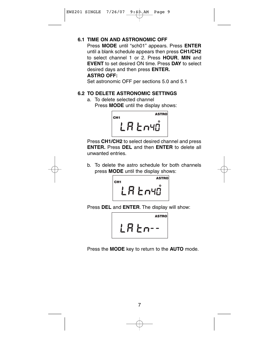 NSi Industries EWZ201 User Manual | Page 9 / 16