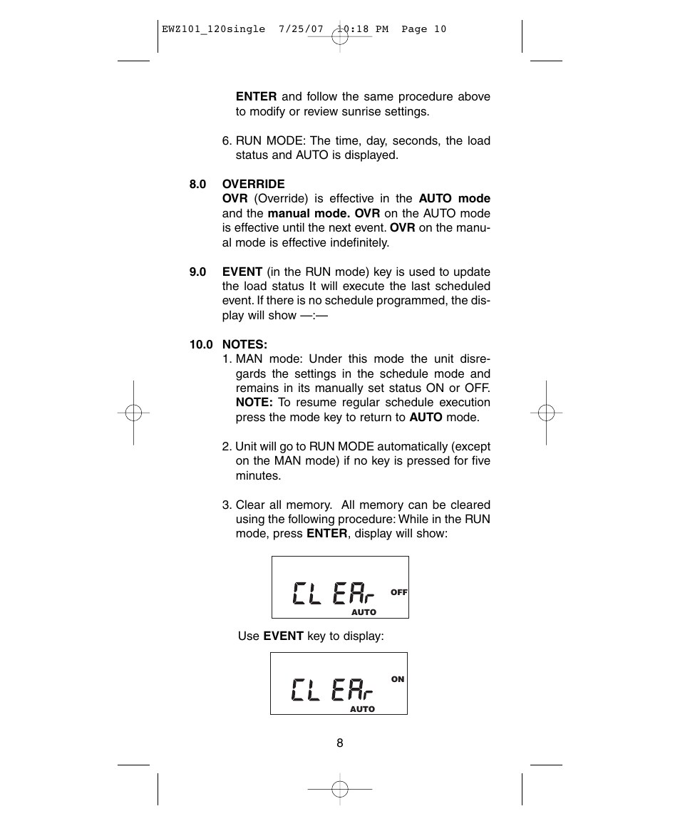 NSi Industries EWZ120 User Manual | Page 10 / 15