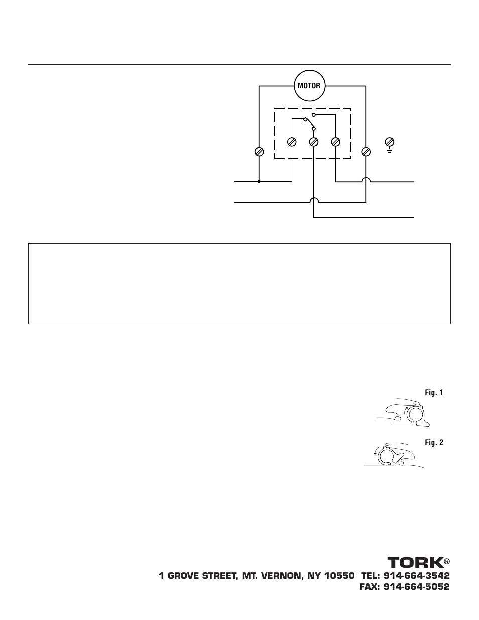 8601installop, Tork | NSi Industries 8001 User Manual | Page 15 / 16