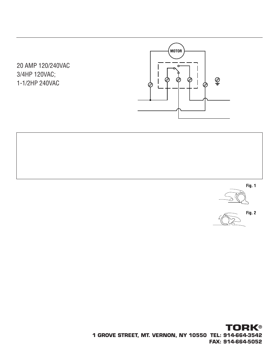8007vinstallop, Tork model 8007v duty cycle timer, Tork | NSi Industries 8001 User Manual | Page 6 / 16