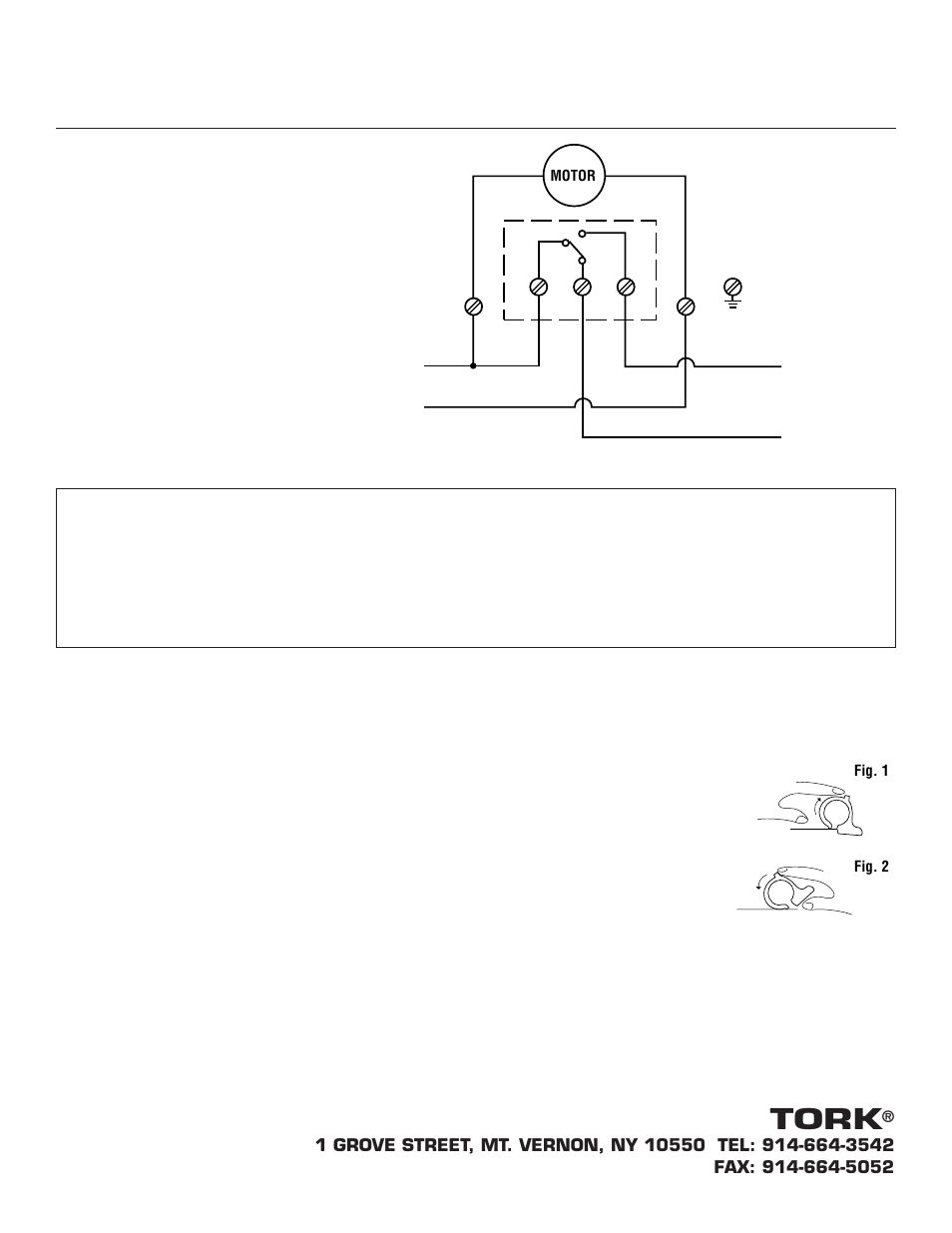 8011installop, Tork | NSi Industries 8001 User Manual | Page 8 / 16