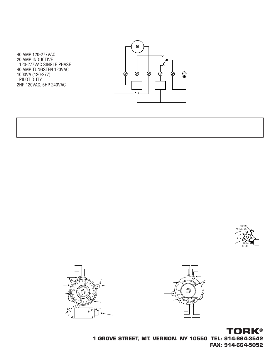 7122zlinstallop, Tork, Installation and operating instructions | Typical for 240vac supply | NSi Industries 7120Z User Manual | Page 2 / 5