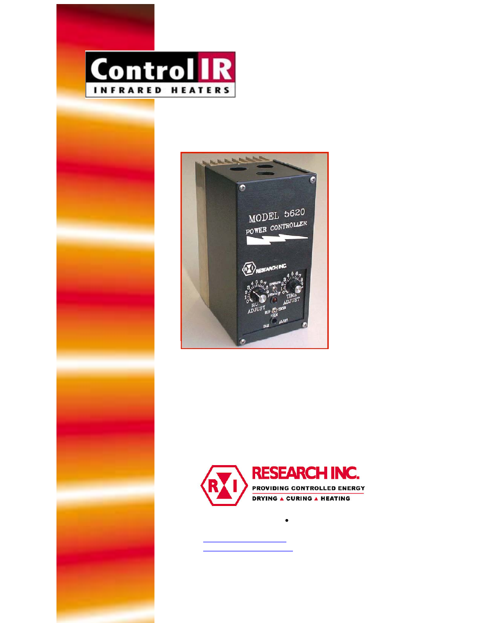 Precision Control Systems 5620 User Manual | 14 pages