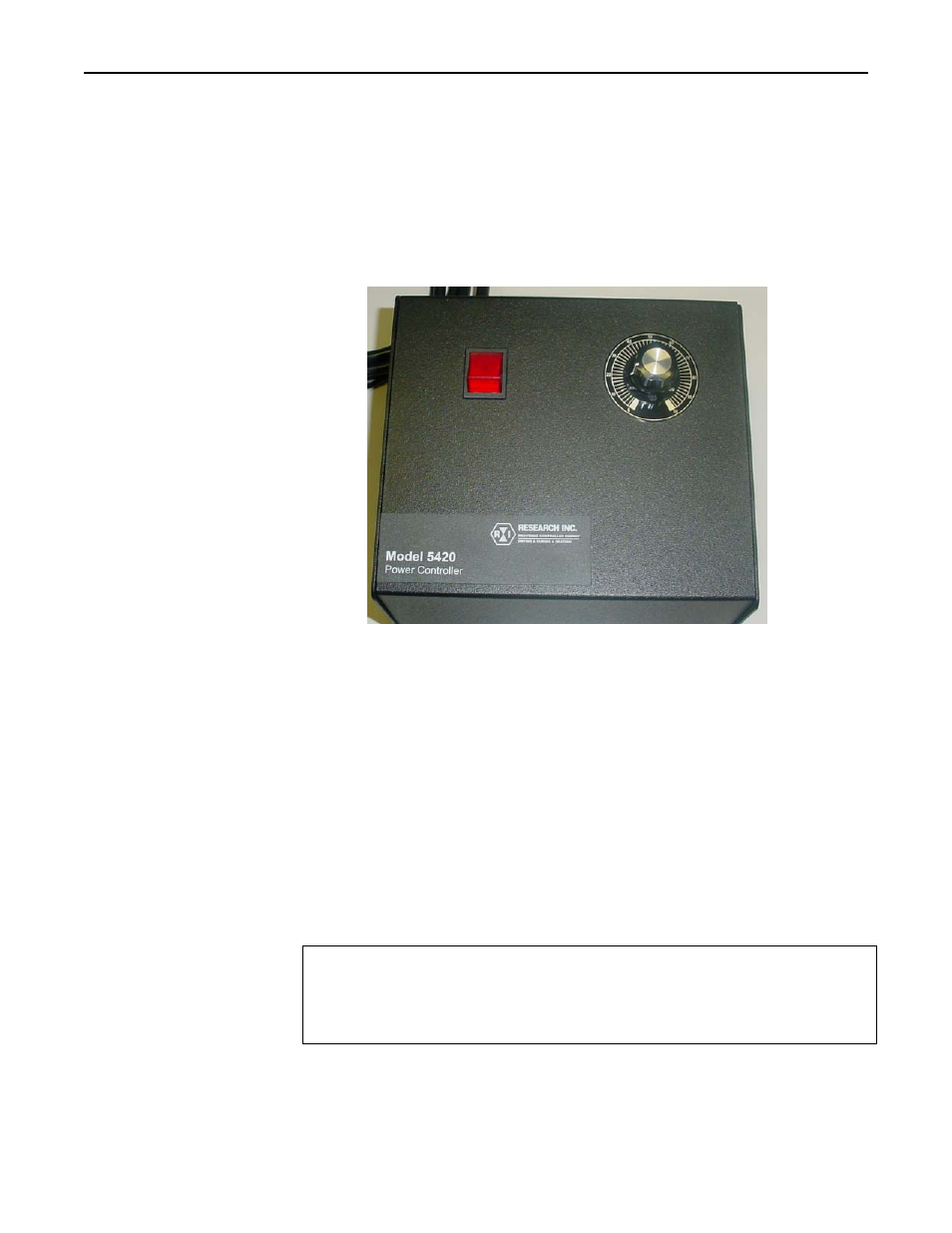 Model 5420, Operation | Precision Control Systems 5420 User Manual | Page 9 / 20