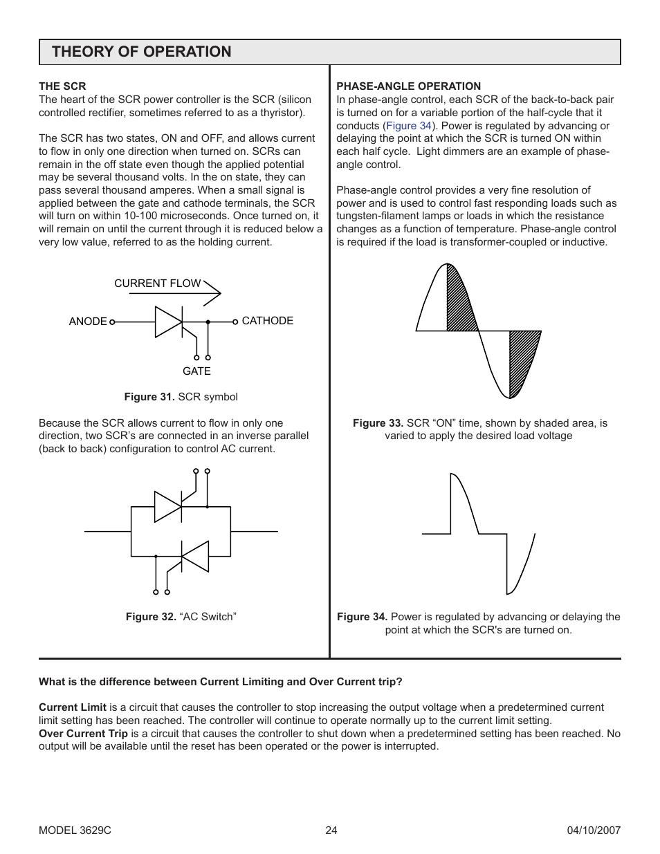 Theory of operation | Precision Control Systems 3629C User Manual | Page 28 / 28