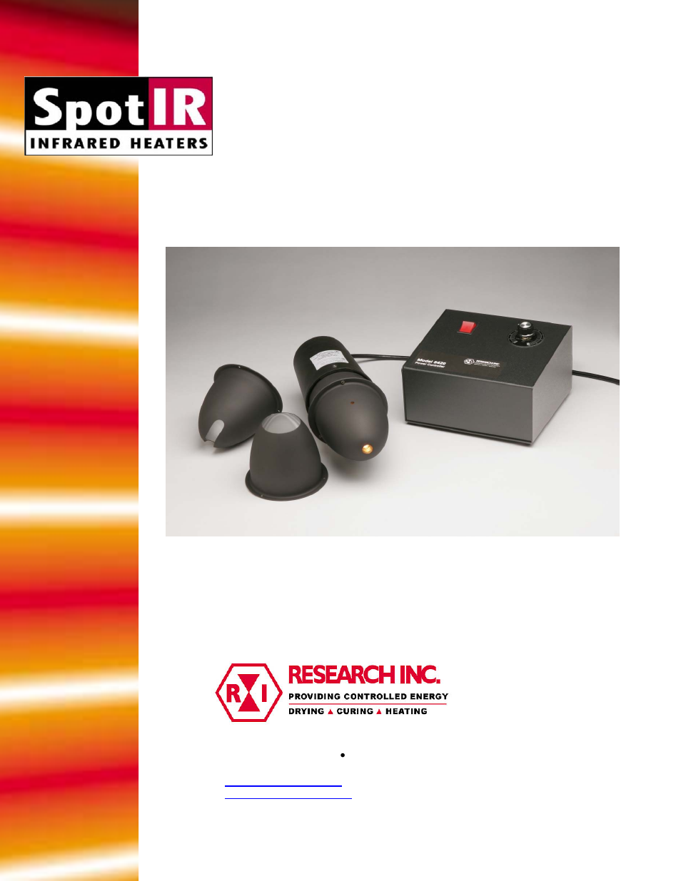 Precision Control Systems SpotIR 4085 User Manual | 16 pages