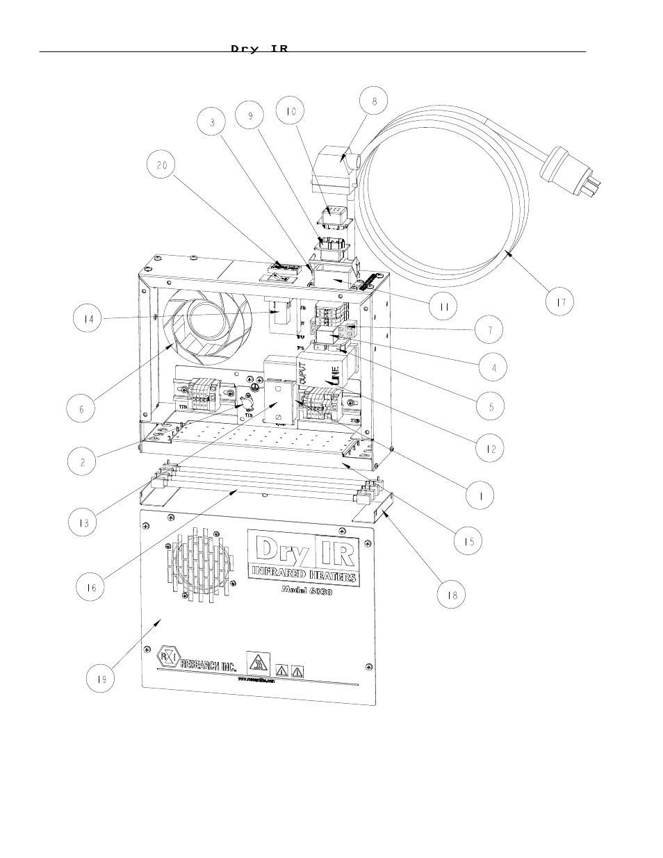 Precision Control Systems DryIR 6030 User Manual | Page 19 / 23