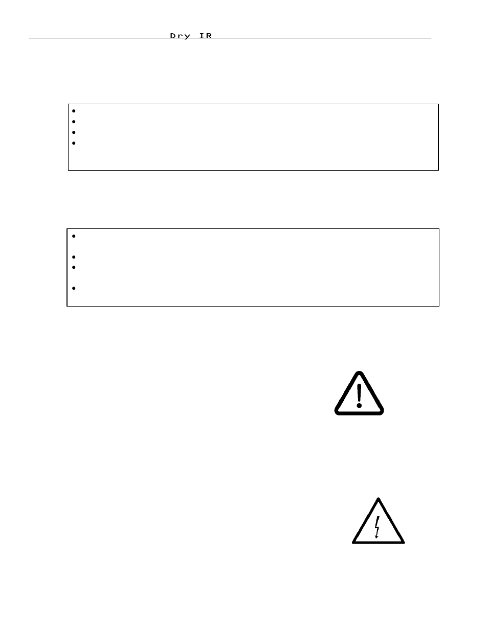 Fire safety, High temperatures, Labels | Precision Control Systems DryIR 6030 User Manual | Page 7 / 23