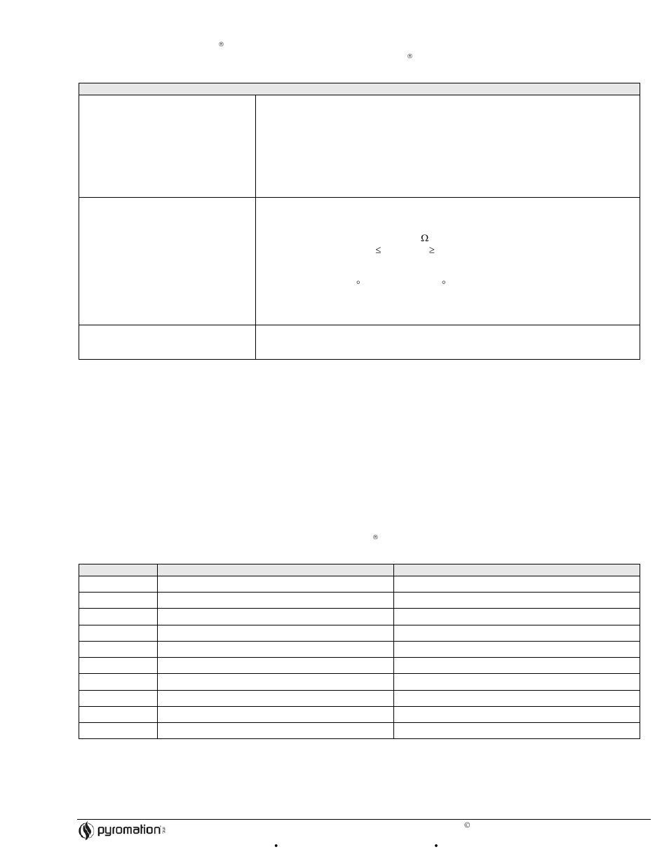 Configurable parameters, 7 maintenance, 8 troubleshooting | Pyromation Series 442 User Manual | Page 9 / 11