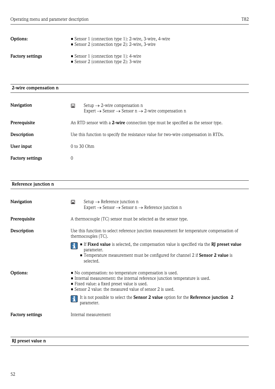 Ä 52) | Pyromation T82 User Manual | Page 52 / 88