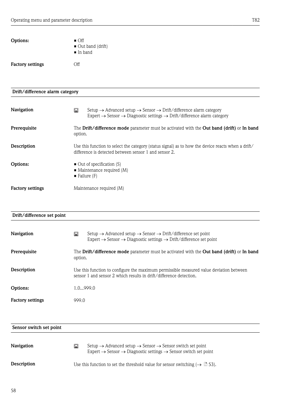 Ä 58) | Pyromation T82 User Manual | Page 58 / 88