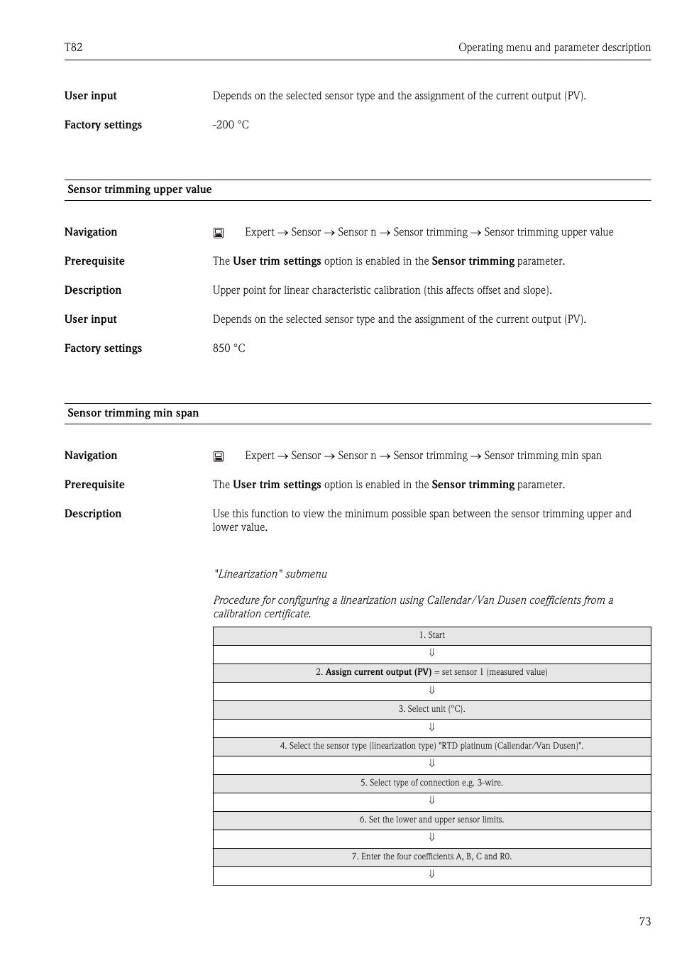 Ä 73) | Pyromation T82 User Manual | Page 73 / 88