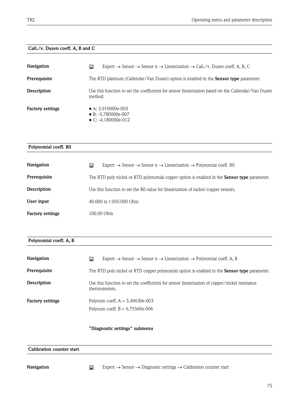 Ä 75) | Pyromation T82 User Manual | Page 75 / 88