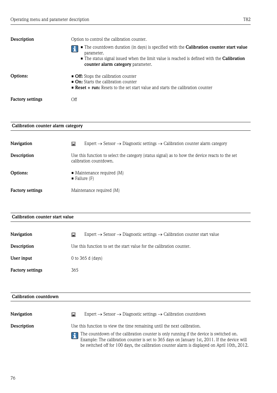 Ä 76) | Pyromation T82 User Manual | Page 76 / 88