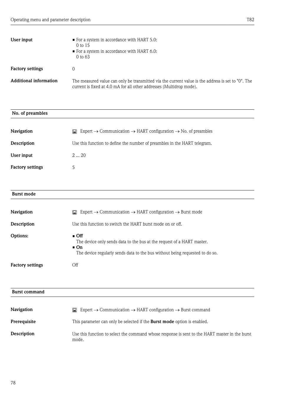 Д 78), Ä 78) | Pyromation T82 User Manual | Page 78 / 88