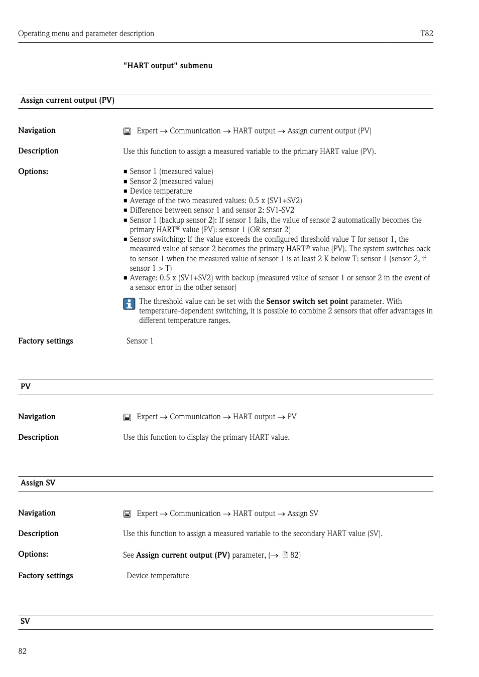 Ä 82) | Pyromation T82 User Manual | Page 82 / 88