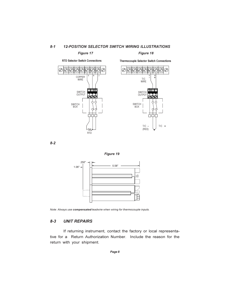 3 unit repairs | Pyromation Series 423 User Manual | Page 9 / 18