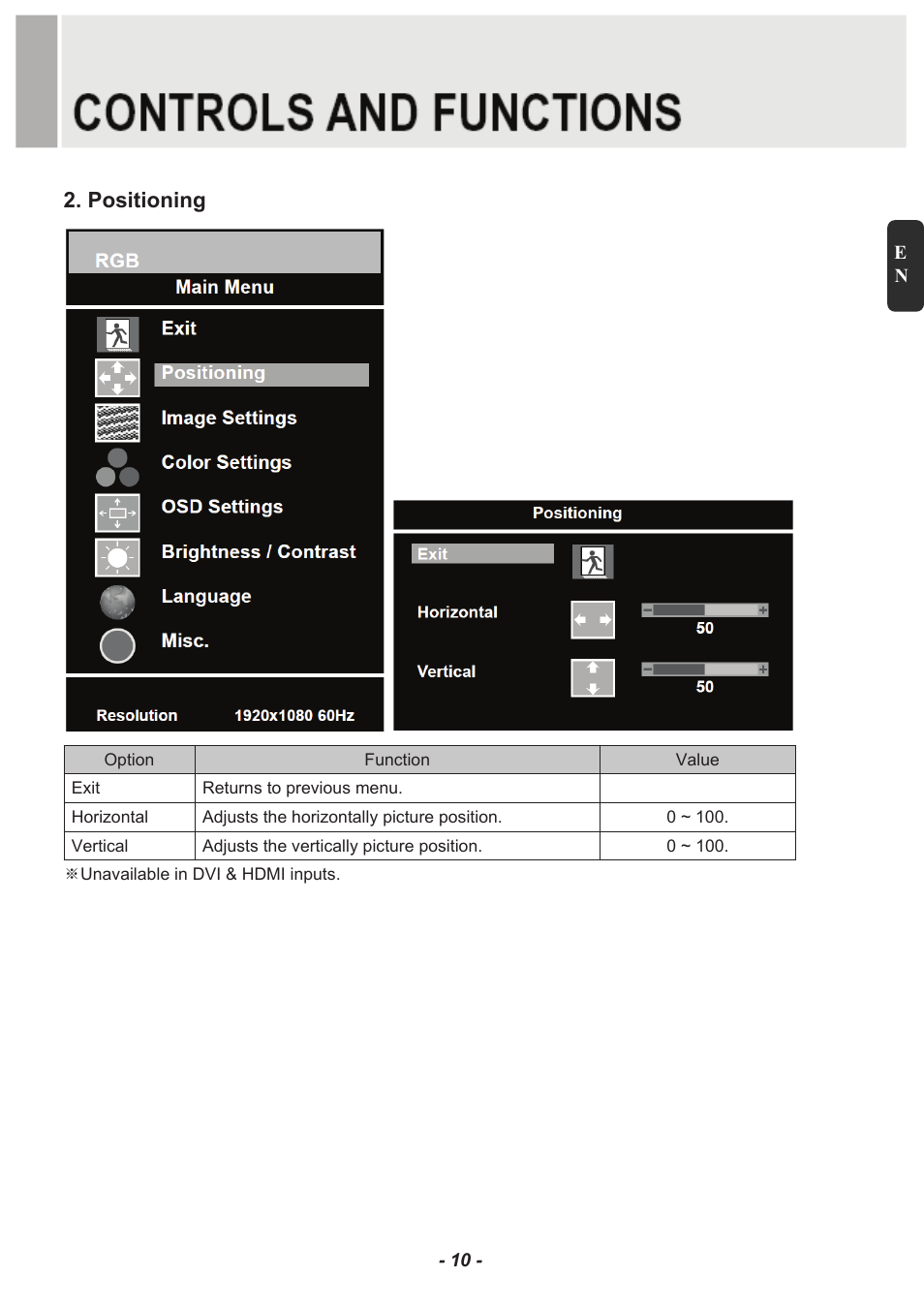 Positioning | Revo RM23-OR1 User Manual | Page 13 / 72