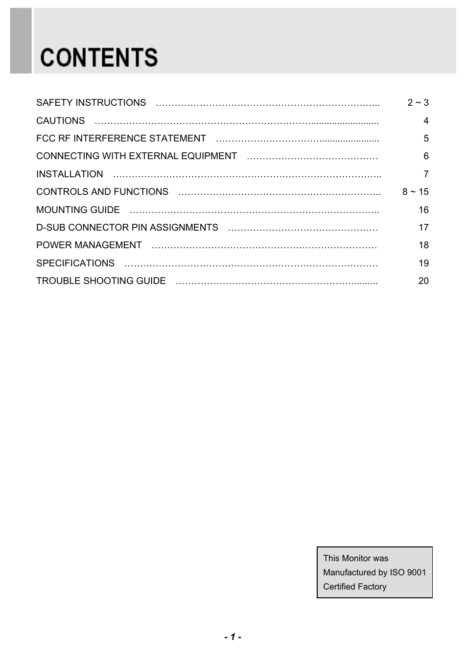 Revo RM185-OR1 User Manual | Page 3 / 28