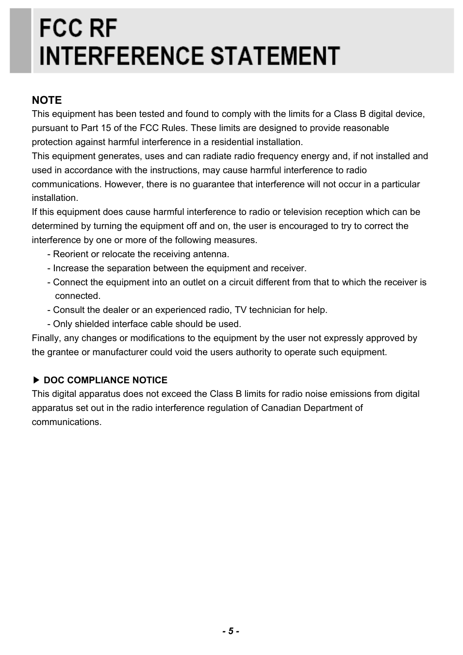 Revo RM185-OR1 User Manual | Page 7 / 28