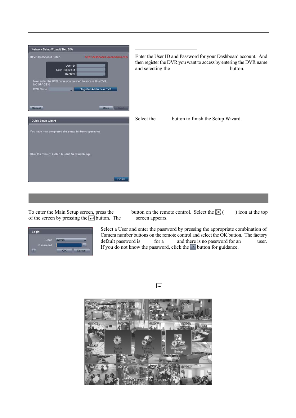 Advanced setup | Revo R4-8-16DVR3 User Manual | Page 19 / 56