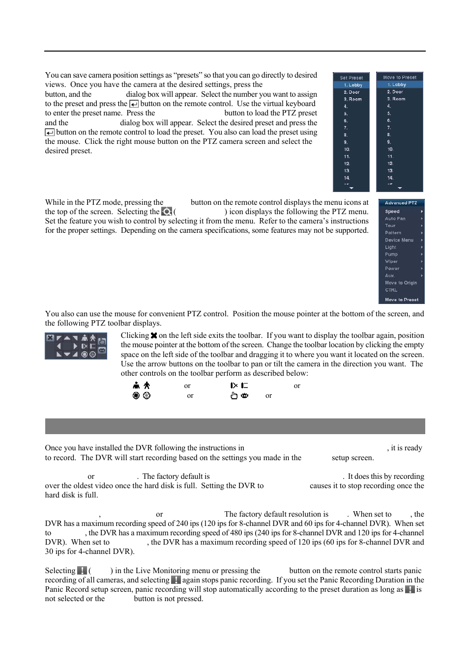 Recording video | Revo R4-8-16DVR3 User Manual | Page 39 / 56