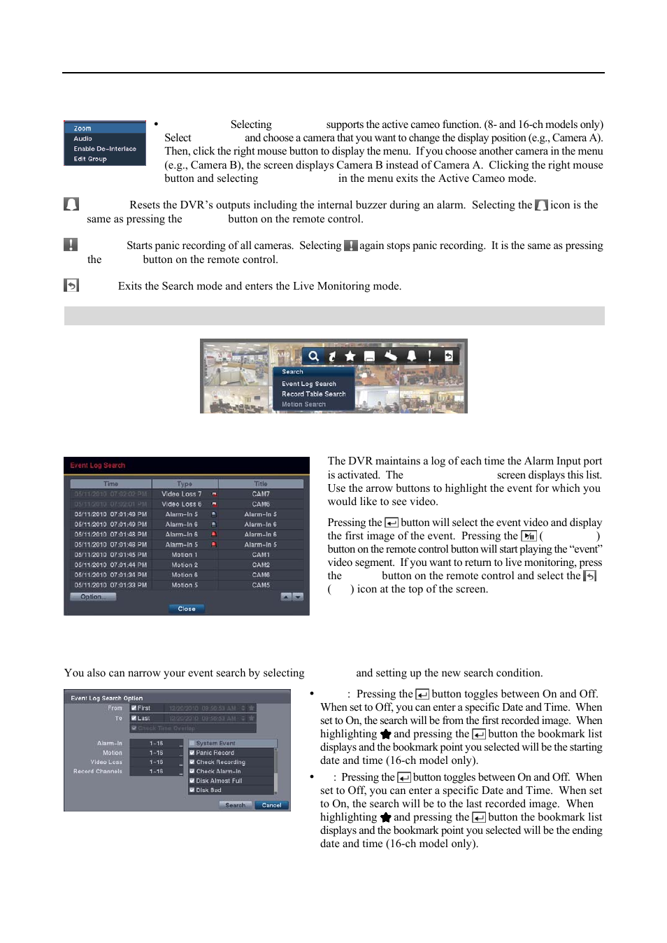 Search | Revo R4-8-16DVR3 User Manual | Page 42 / 56