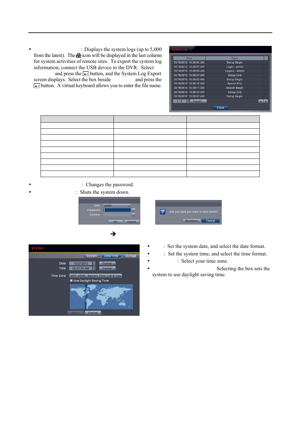 Date/time settings (system  date/time tab) | Revo R4-8DVR4 User Manual | Page 21 / 56