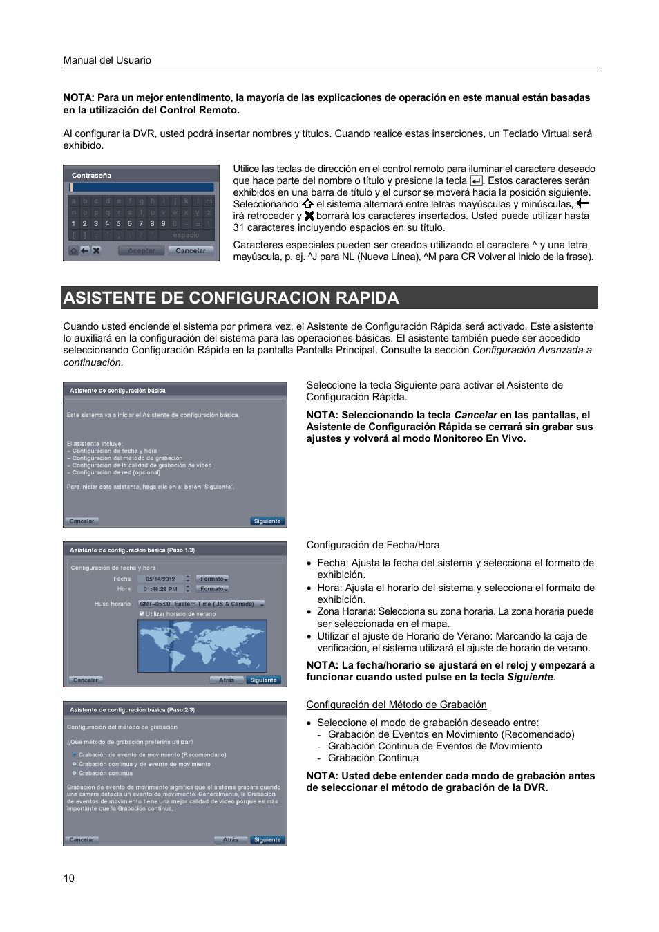 Asistente de configuracion rapida | Revo R4-8DVR4 User Manual | Page 16 / 54