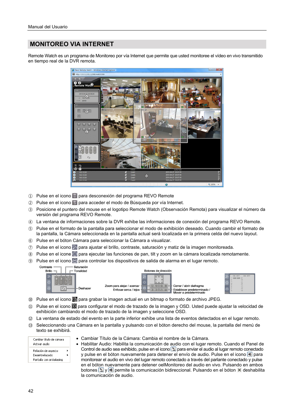 Monitoreo via internet | Revo R4-8DVR4 User Manual | Page 48 / 54