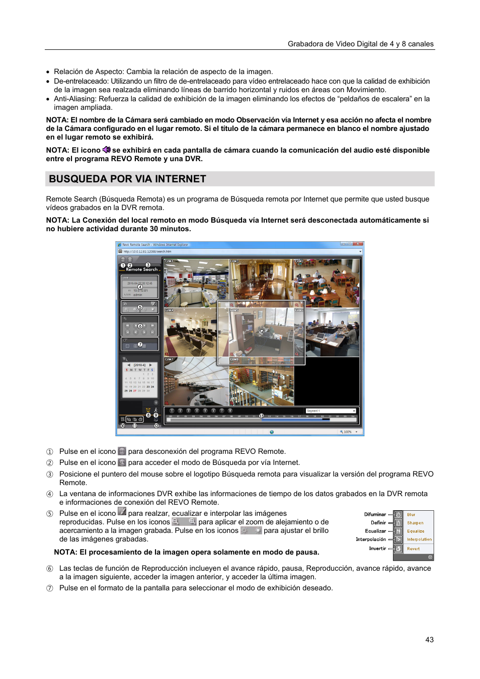 Busqueda por via internet | Revo R4-8DVR4 User Manual | Page 49 / 54